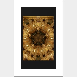 Pattern, baroque interior Posters and Art